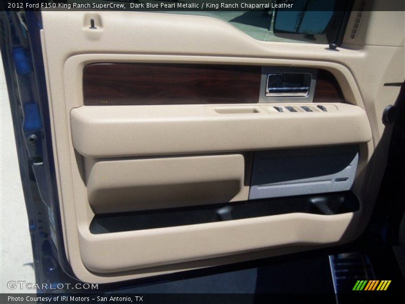 Dark Blue Pearl Metallic / King Ranch Chaparral Leather 2012 Ford F150 King Ranch SuperCrew