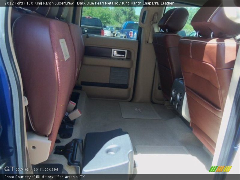 Dark Blue Pearl Metallic / King Ranch Chaparral Leather 2012 Ford F150 King Ranch SuperCrew