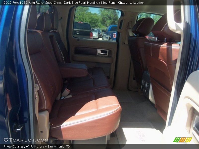 Dark Blue Pearl Metallic / King Ranch Chaparral Leather 2012 Ford F150 King Ranch SuperCrew