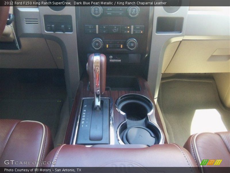 Dark Blue Pearl Metallic / King Ranch Chaparral Leather 2012 Ford F150 King Ranch SuperCrew