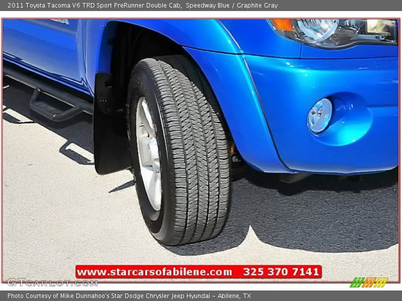 Speedway Blue / Graphite Gray 2011 Toyota Tacoma V6 TRD Sport PreRunner Double Cab