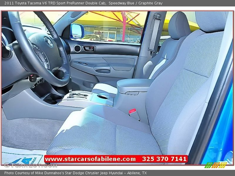 Speedway Blue / Graphite Gray 2011 Toyota Tacoma V6 TRD Sport PreRunner Double Cab