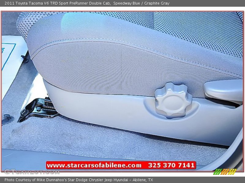 Speedway Blue / Graphite Gray 2011 Toyota Tacoma V6 TRD Sport PreRunner Double Cab