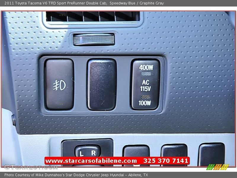 Speedway Blue / Graphite Gray 2011 Toyota Tacoma V6 TRD Sport PreRunner Double Cab