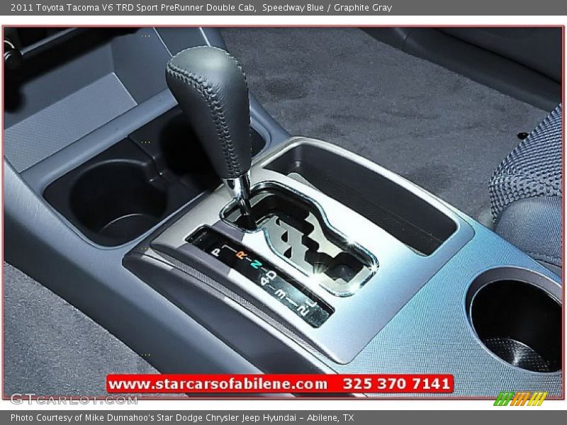 Speedway Blue / Graphite Gray 2011 Toyota Tacoma V6 TRD Sport PreRunner Double Cab