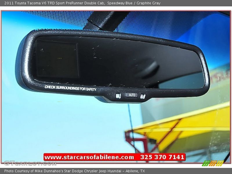 Speedway Blue / Graphite Gray 2011 Toyota Tacoma V6 TRD Sport PreRunner Double Cab