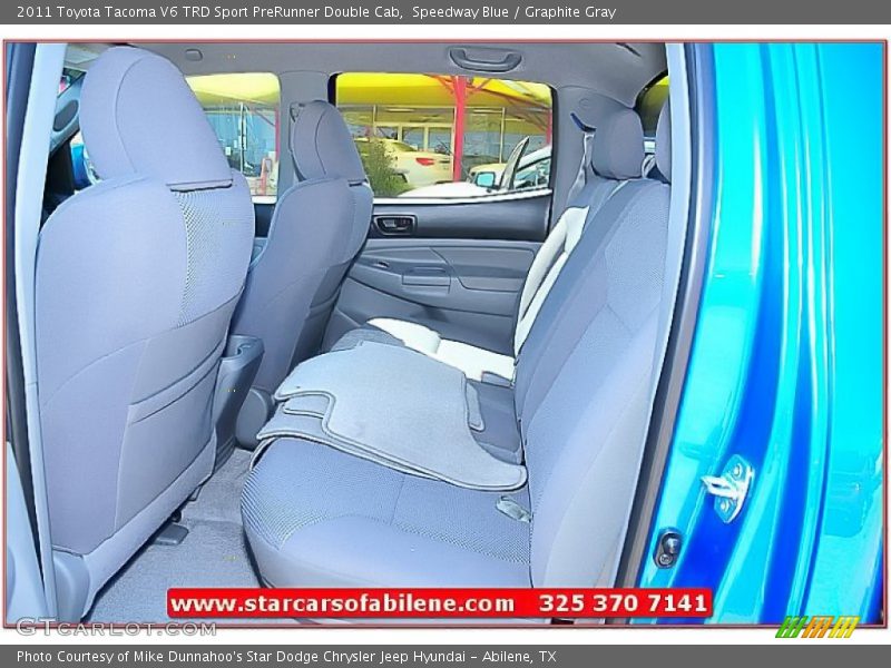 Speedway Blue / Graphite Gray 2011 Toyota Tacoma V6 TRD Sport PreRunner Double Cab
