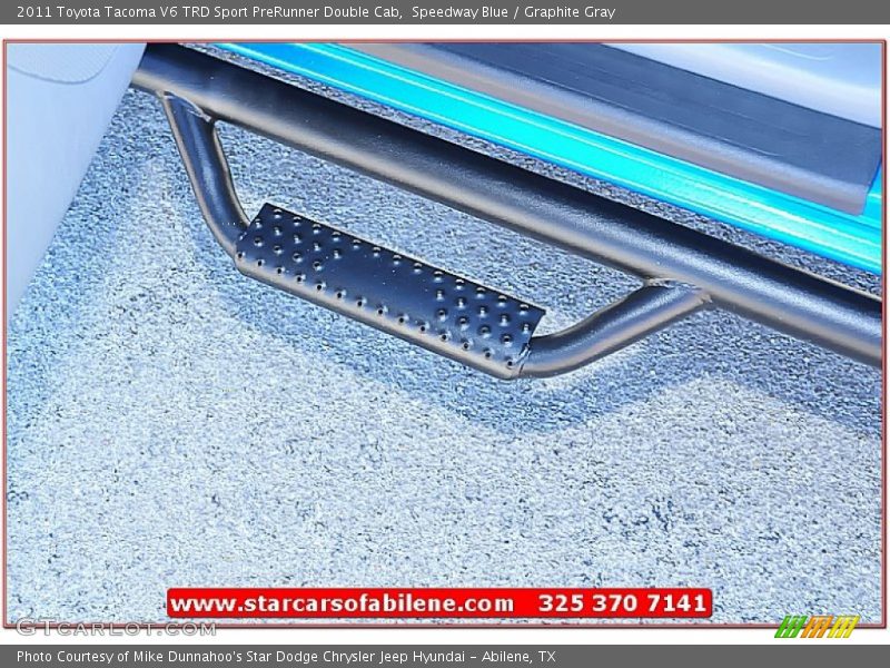 Speedway Blue / Graphite Gray 2011 Toyota Tacoma V6 TRD Sport PreRunner Double Cab