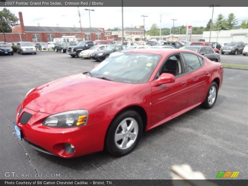 Crimson Red / Ebony 2007 Pontiac Grand Prix Sedan