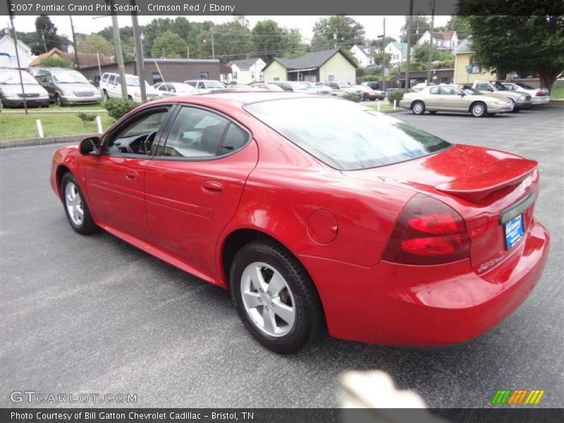 Crimson Red / Ebony 2007 Pontiac Grand Prix Sedan