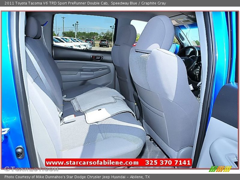 Speedway Blue / Graphite Gray 2011 Toyota Tacoma V6 TRD Sport PreRunner Double Cab
