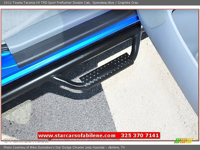 Speedway Blue / Graphite Gray 2011 Toyota Tacoma V6 TRD Sport PreRunner Double Cab