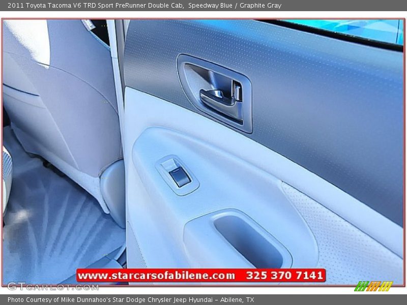 Speedway Blue / Graphite Gray 2011 Toyota Tacoma V6 TRD Sport PreRunner Double Cab