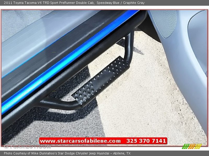 Speedway Blue / Graphite Gray 2011 Toyota Tacoma V6 TRD Sport PreRunner Double Cab