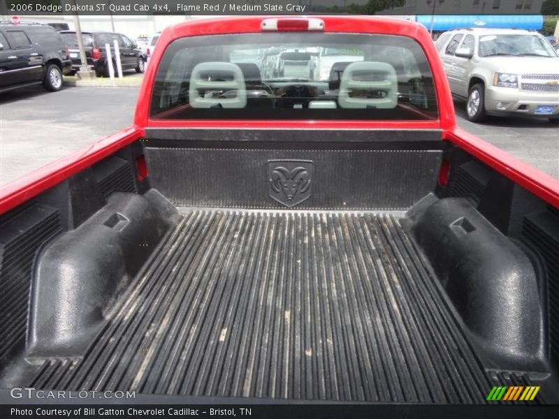 Flame Red / Medium Slate Gray 2006 Dodge Dakota ST Quad Cab 4x4