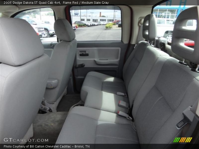Flame Red / Medium Slate Gray 2006 Dodge Dakota ST Quad Cab 4x4