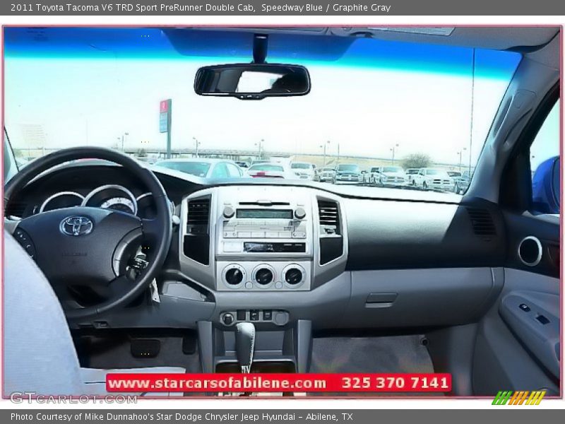 Speedway Blue / Graphite Gray 2011 Toyota Tacoma V6 TRD Sport PreRunner Double Cab
