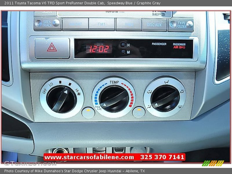 Speedway Blue / Graphite Gray 2011 Toyota Tacoma V6 TRD Sport PreRunner Double Cab