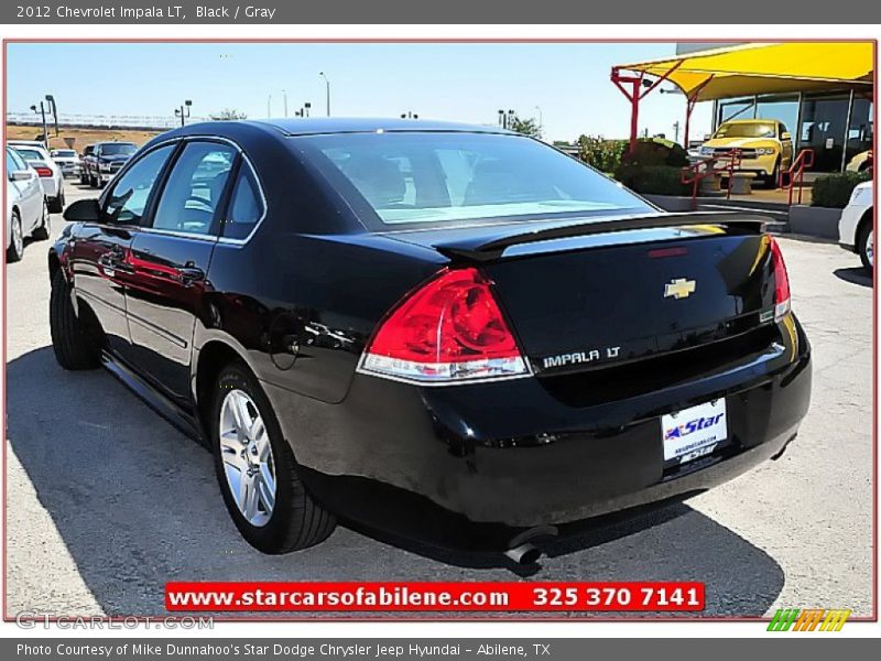 Black / Gray 2012 Chevrolet Impala LT