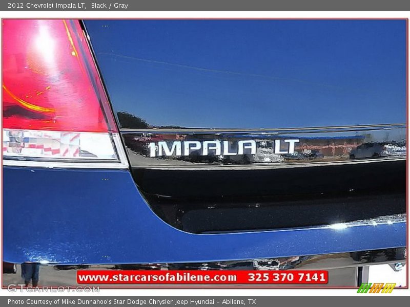 Black / Gray 2012 Chevrolet Impala LT