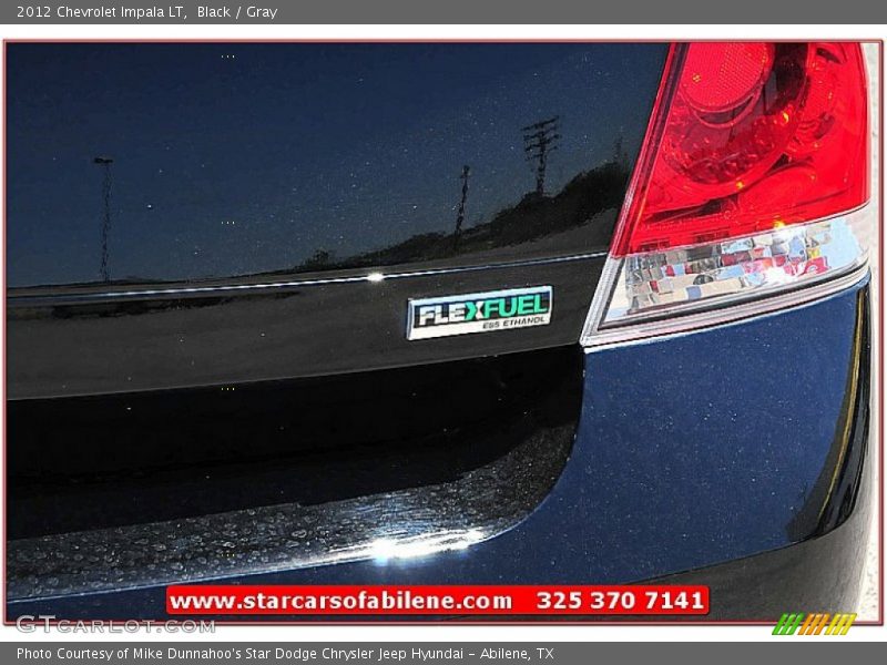Black / Gray 2012 Chevrolet Impala LT