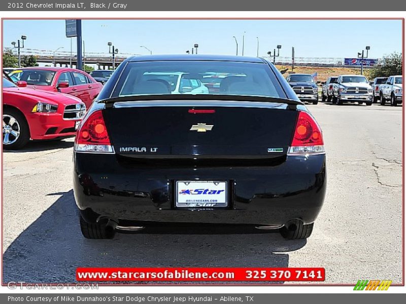 Black / Gray 2012 Chevrolet Impala LT