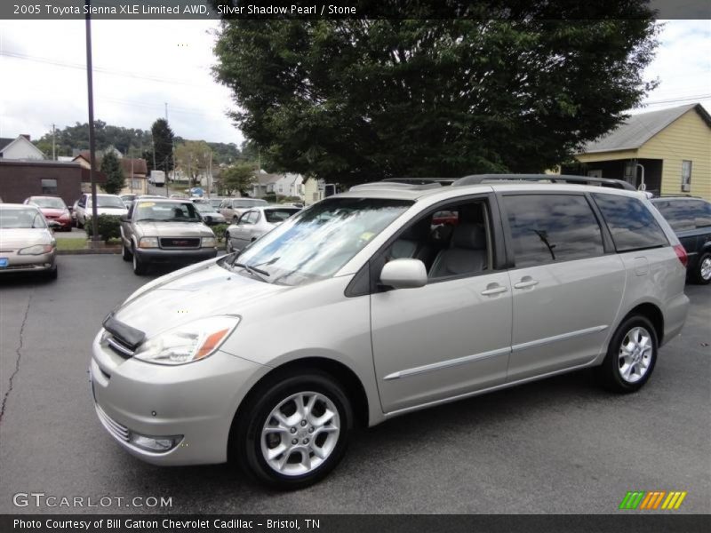Silver Shadow Pearl / Stone 2005 Toyota Sienna XLE Limited AWD