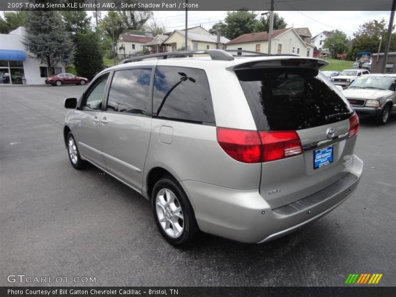 Silver Shadow Pearl / Stone 2005 Toyota Sienna XLE Limited AWD