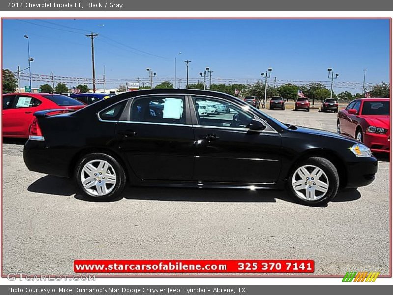 Black / Gray 2012 Chevrolet Impala LT