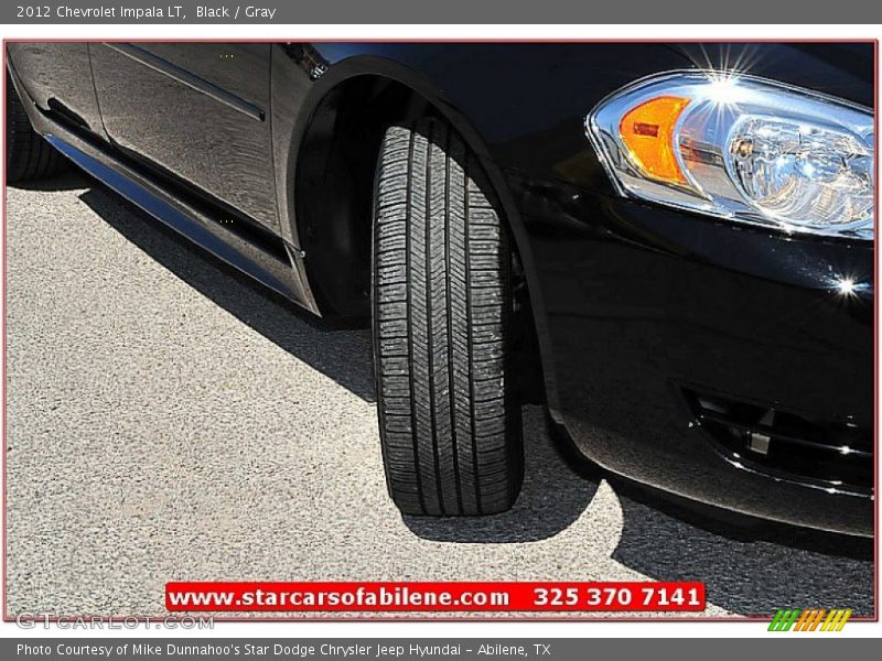 Black / Gray 2012 Chevrolet Impala LT
