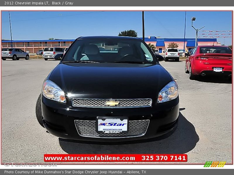 Black / Gray 2012 Chevrolet Impala LT