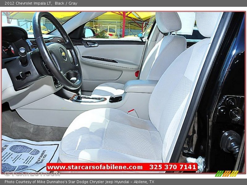 Black / Gray 2012 Chevrolet Impala LT