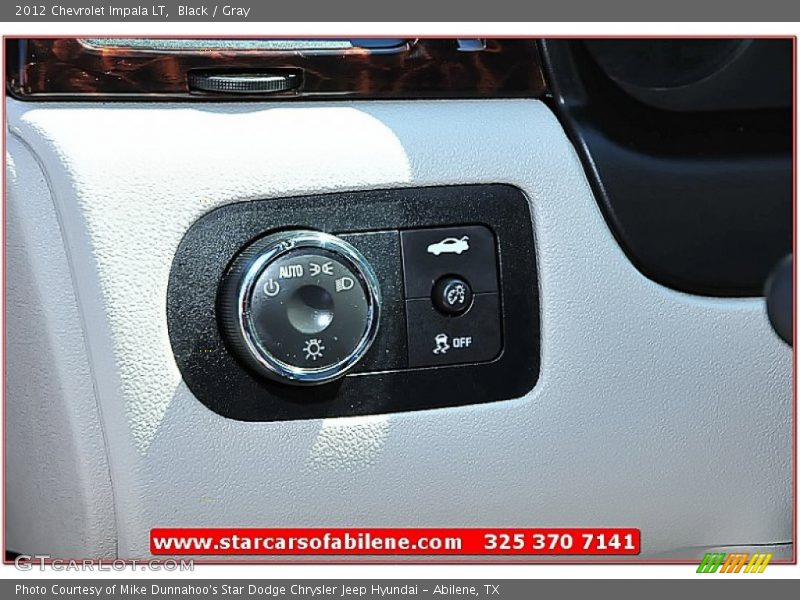 Black / Gray 2012 Chevrolet Impala LT