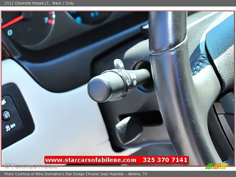 Black / Gray 2012 Chevrolet Impala LT