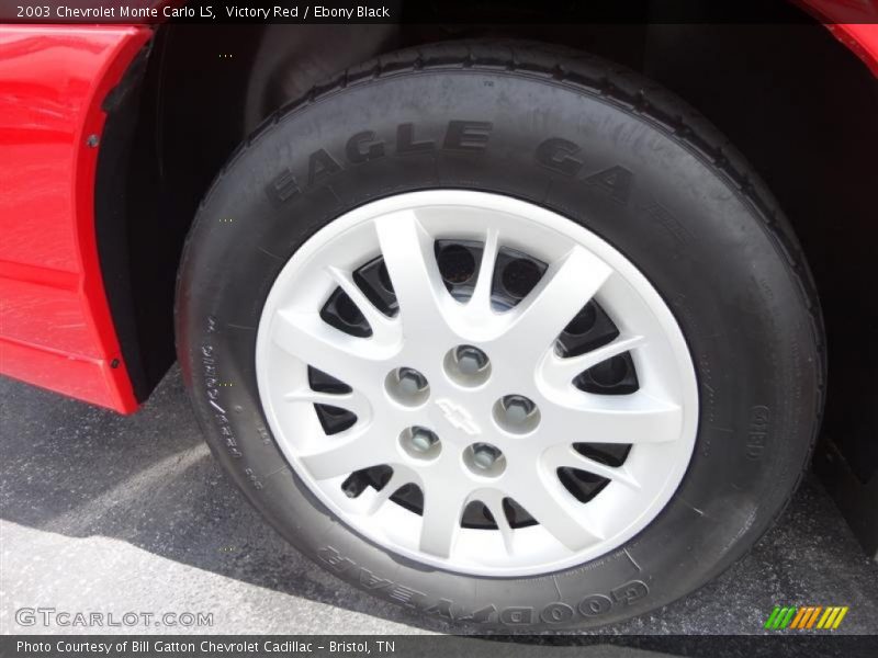 Victory Red / Ebony Black 2003 Chevrolet Monte Carlo LS