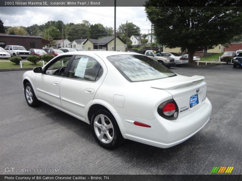 Icelandic White Pearl / Blond 2001 Nissan Maxima SE