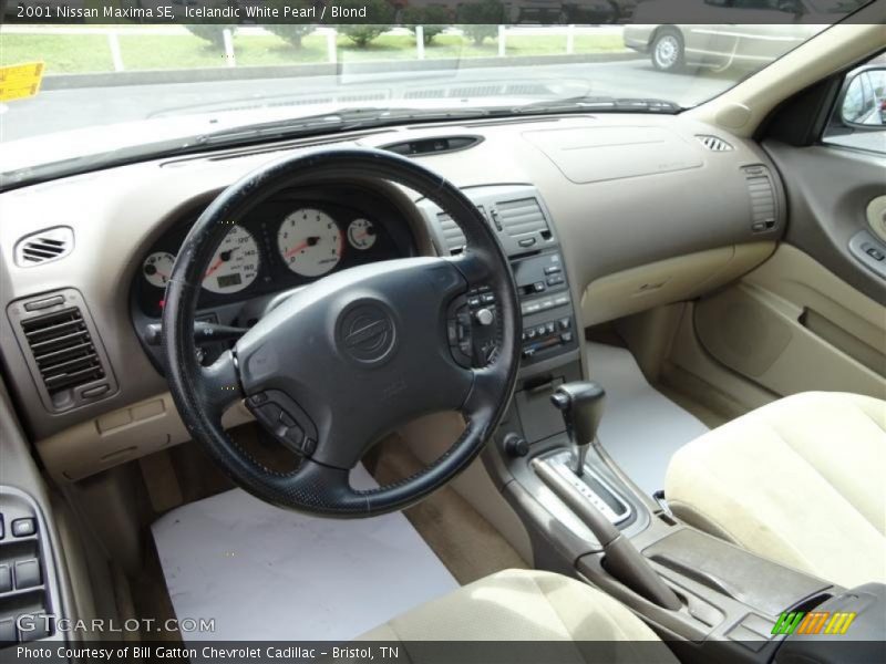Blond Interior - 2001 Maxima SE 