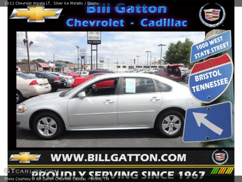 Silver Ice Metallic / Ebony 2011 Chevrolet Impala LT