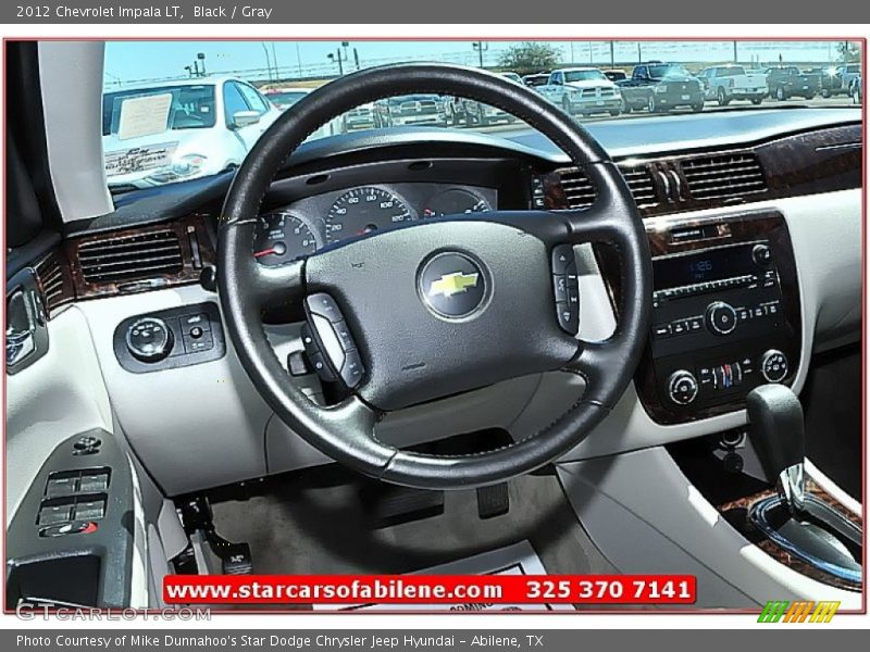 Black / Gray 2012 Chevrolet Impala LT