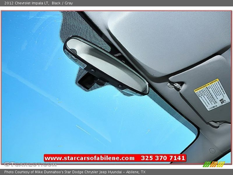 Black / Gray 2012 Chevrolet Impala LT