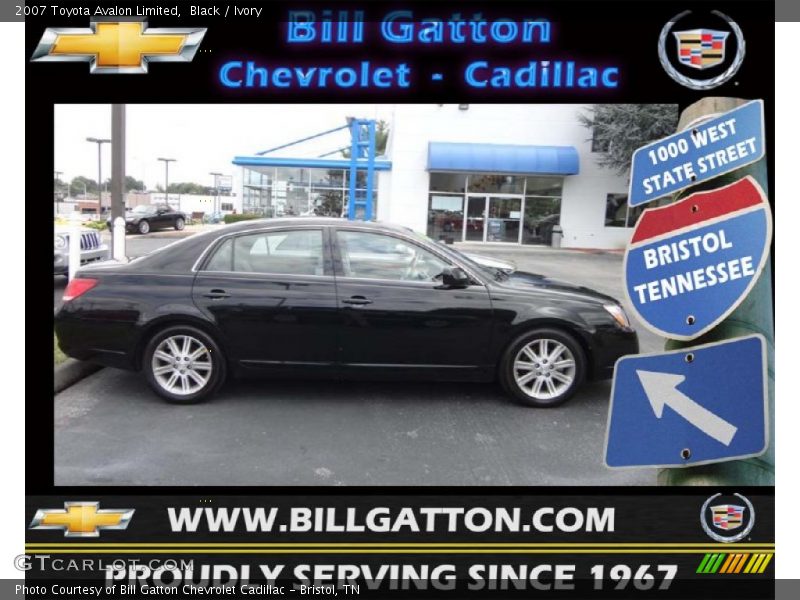 Black / Ivory 2007 Toyota Avalon Limited