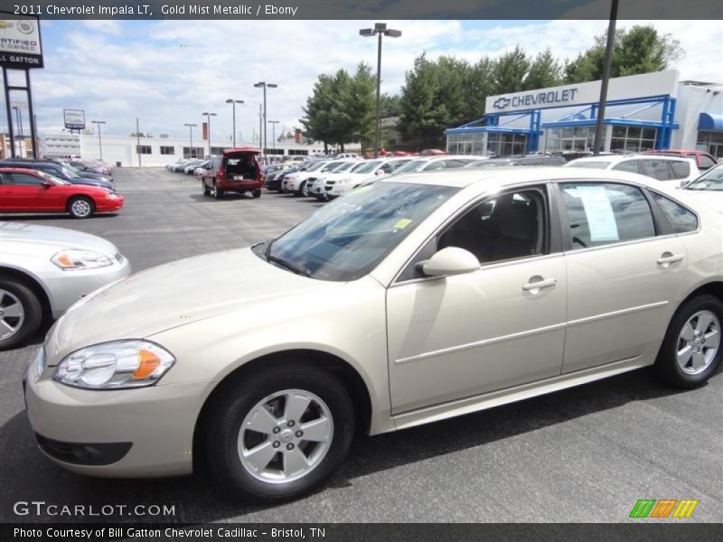 Gold Mist Metallic / Ebony 2011 Chevrolet Impala LT
