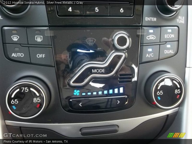 Silver Frost Metallic / Gray 2012 Hyundai Sonata Hybrid
