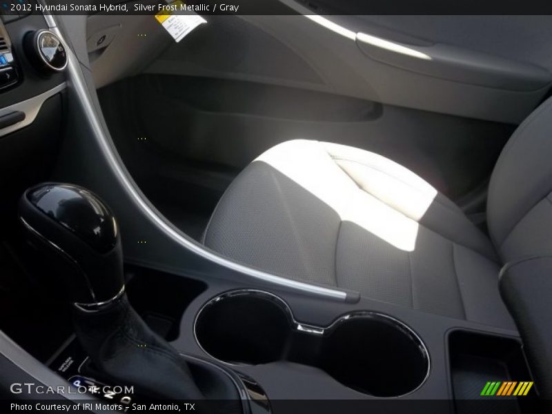 Silver Frost Metallic / Gray 2012 Hyundai Sonata Hybrid