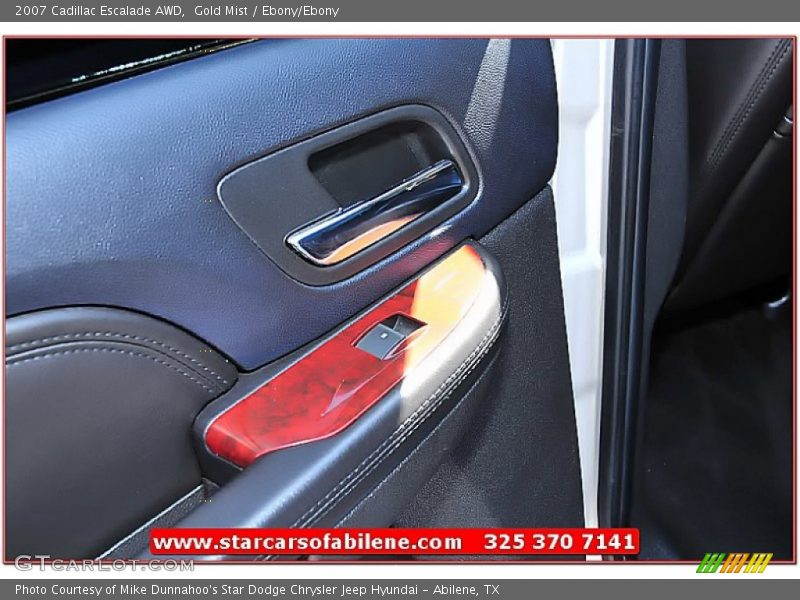 Gold Mist / Ebony/Ebony 2007 Cadillac Escalade AWD