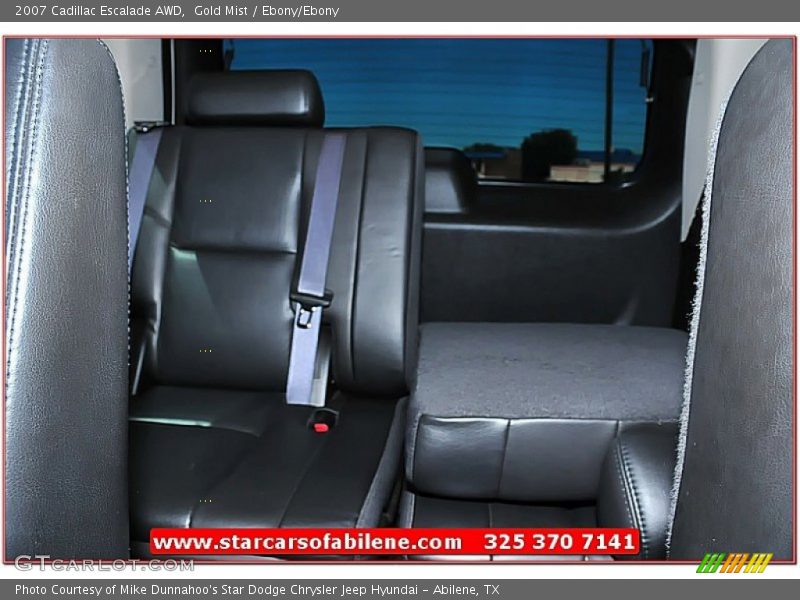 Gold Mist / Ebony/Ebony 2007 Cadillac Escalade AWD