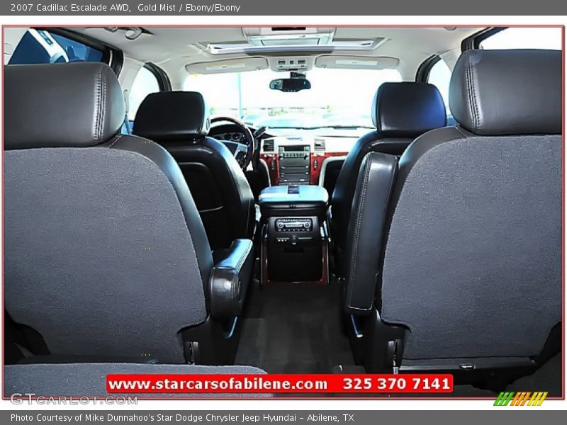 Gold Mist / Ebony/Ebony 2007 Cadillac Escalade AWD