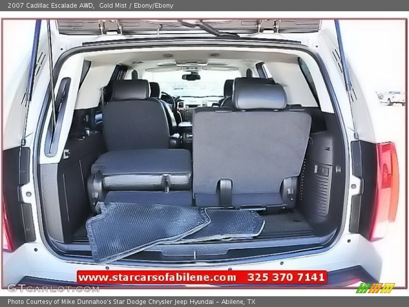 Gold Mist / Ebony/Ebony 2007 Cadillac Escalade AWD