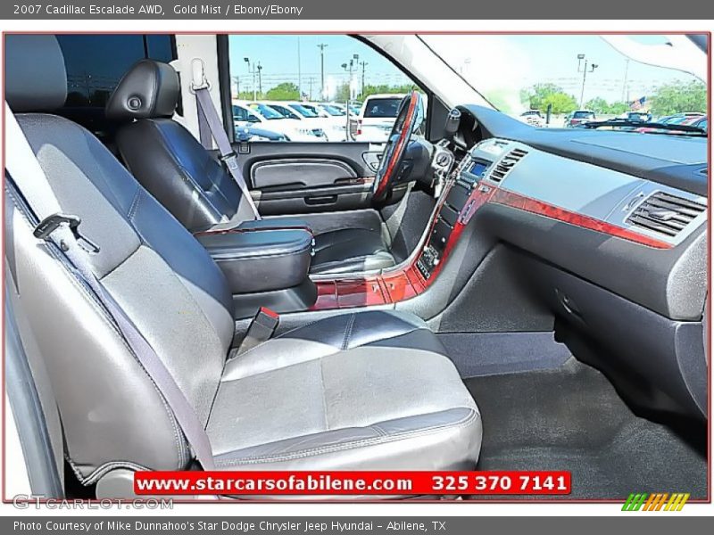 Gold Mist / Ebony/Ebony 2007 Cadillac Escalade AWD