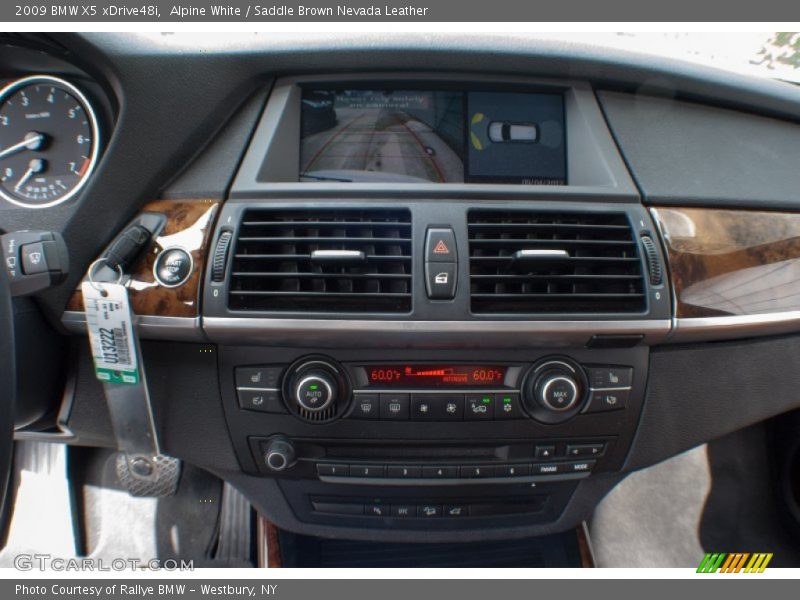 Alpine White / Saddle Brown Nevada Leather 2009 BMW X5 xDrive48i
